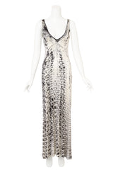 Vintage Margiela Abstract Reptile Dress on mannequin @ Recess LA