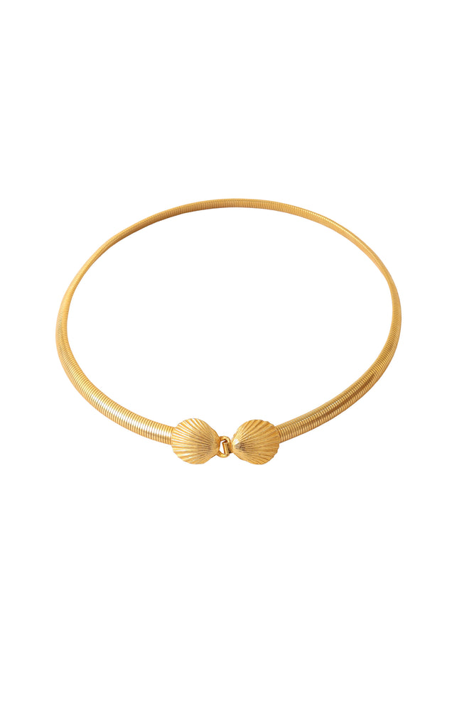 Shell Clasp Omega Chain Belt @ Recess LA