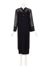 Vintage Chanel Collar Overlay & Slip Dress on mannequin without collar @ Recess LA