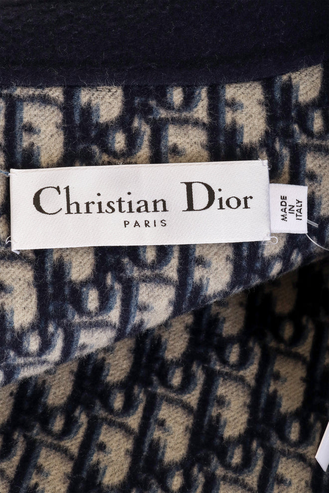 Christian Dior Wool Robe Coat label @ Recess LA