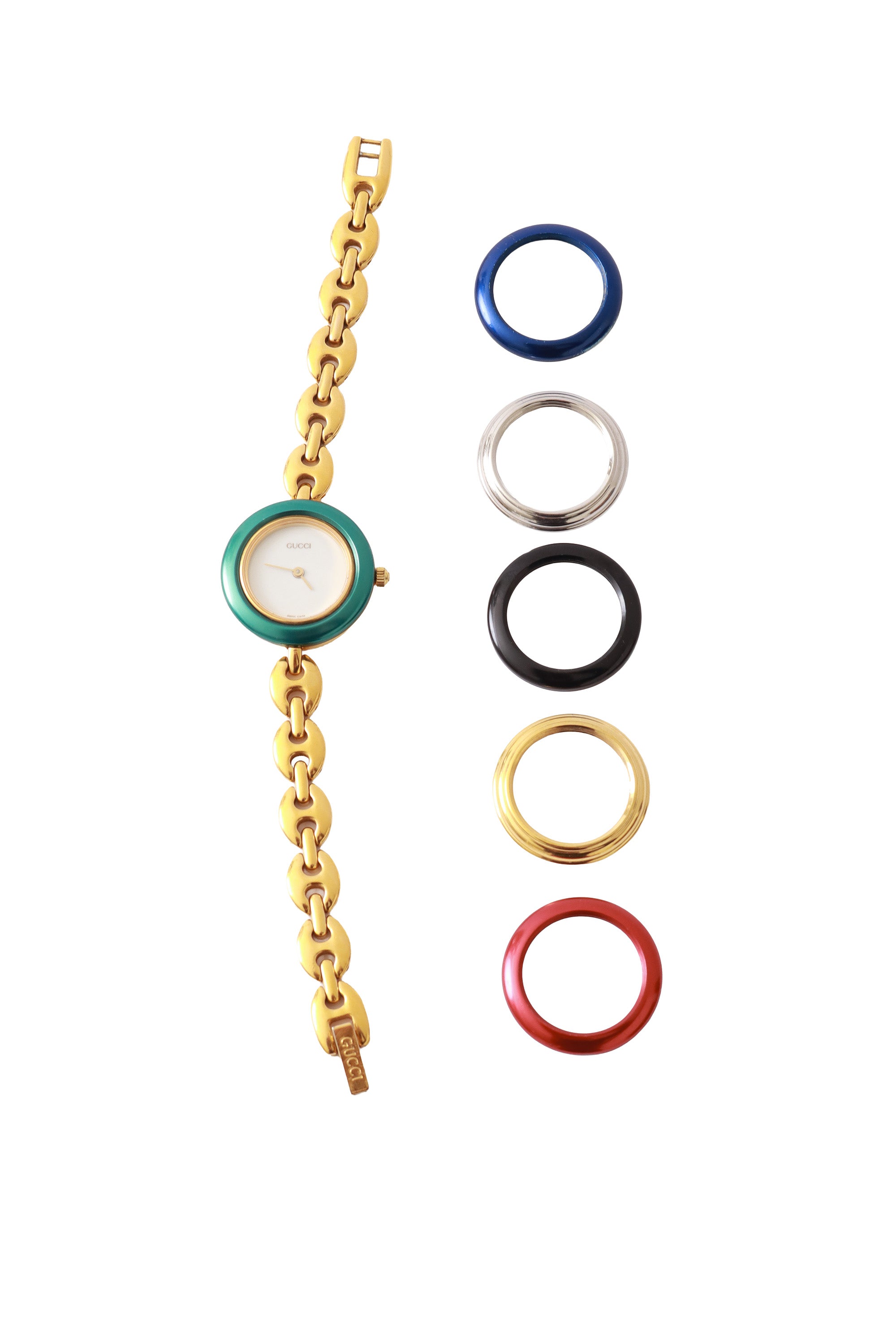 Watch and bezel box set by Gucci @ Recess LA