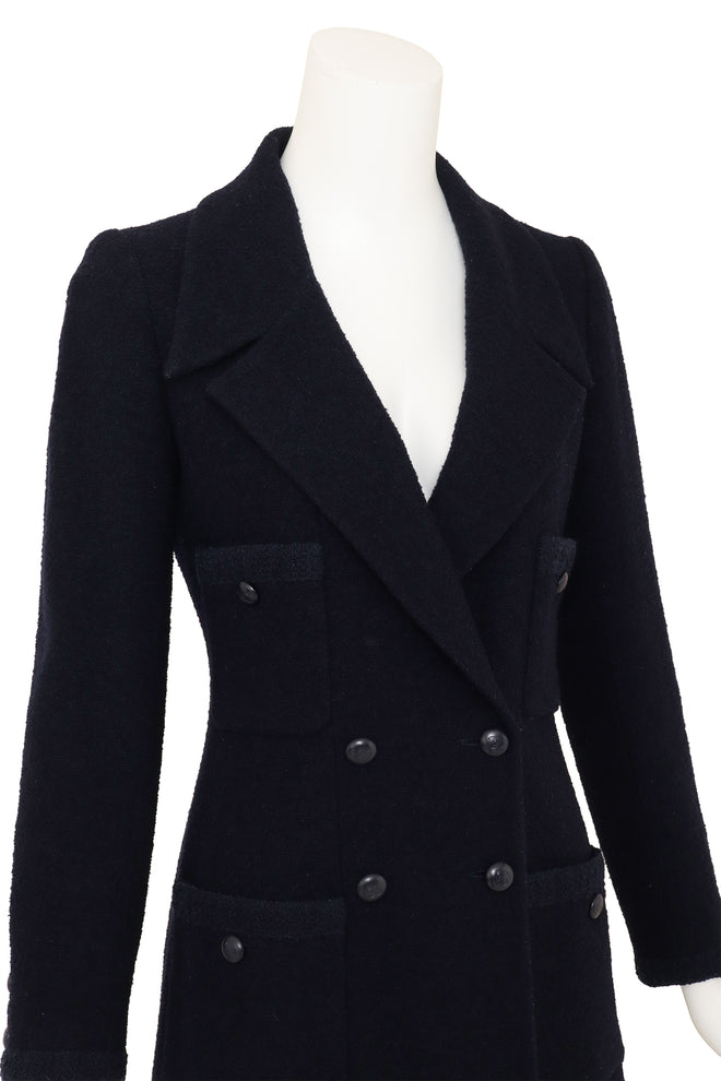 Vintage Chanel Four Pocket Blazer on mannequin close @ Recess LA