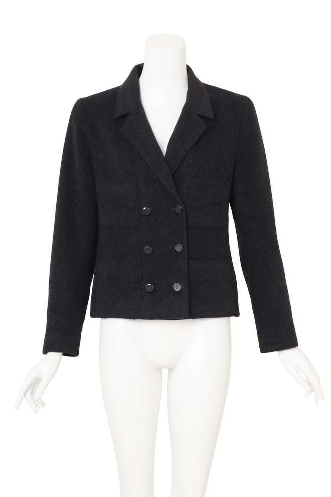 Vintage Chanel 98A Boxy Cashmere Jacket on mannequin @ Recess LA
