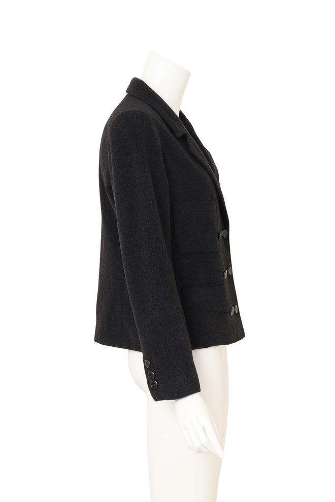 Vintage Chanel 98A Boxy Cashmere Jacket on mannequin side @ Recess LA