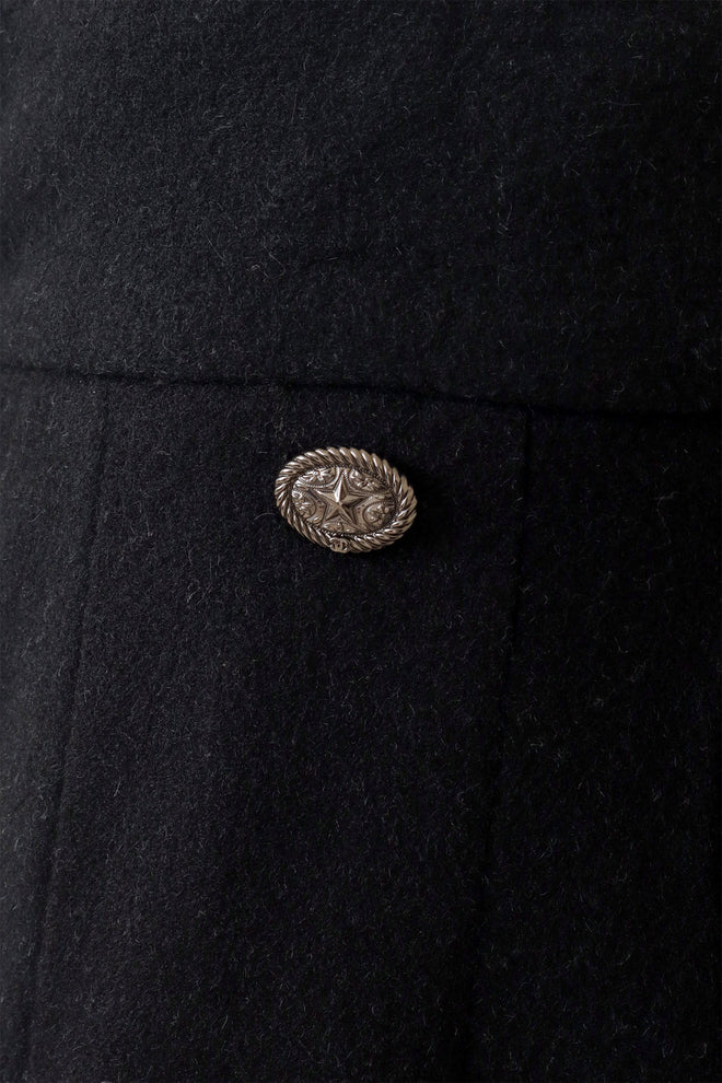 Chanel Military Jacket & Skirt Set button close @ Recess LA