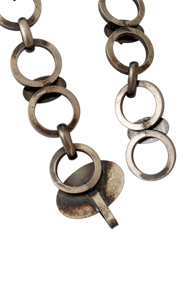 Crystal O-link necklace clasp bottom @ Recess LA