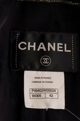 Chanel Military Jacket & Skirt Set jacket label @ Recess LA
