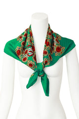 Filigree Jewel Logo Scarf on mannequin @   Recess LA