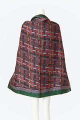 floral print silk scarf by Fendi on mannequin back @ Recess LA