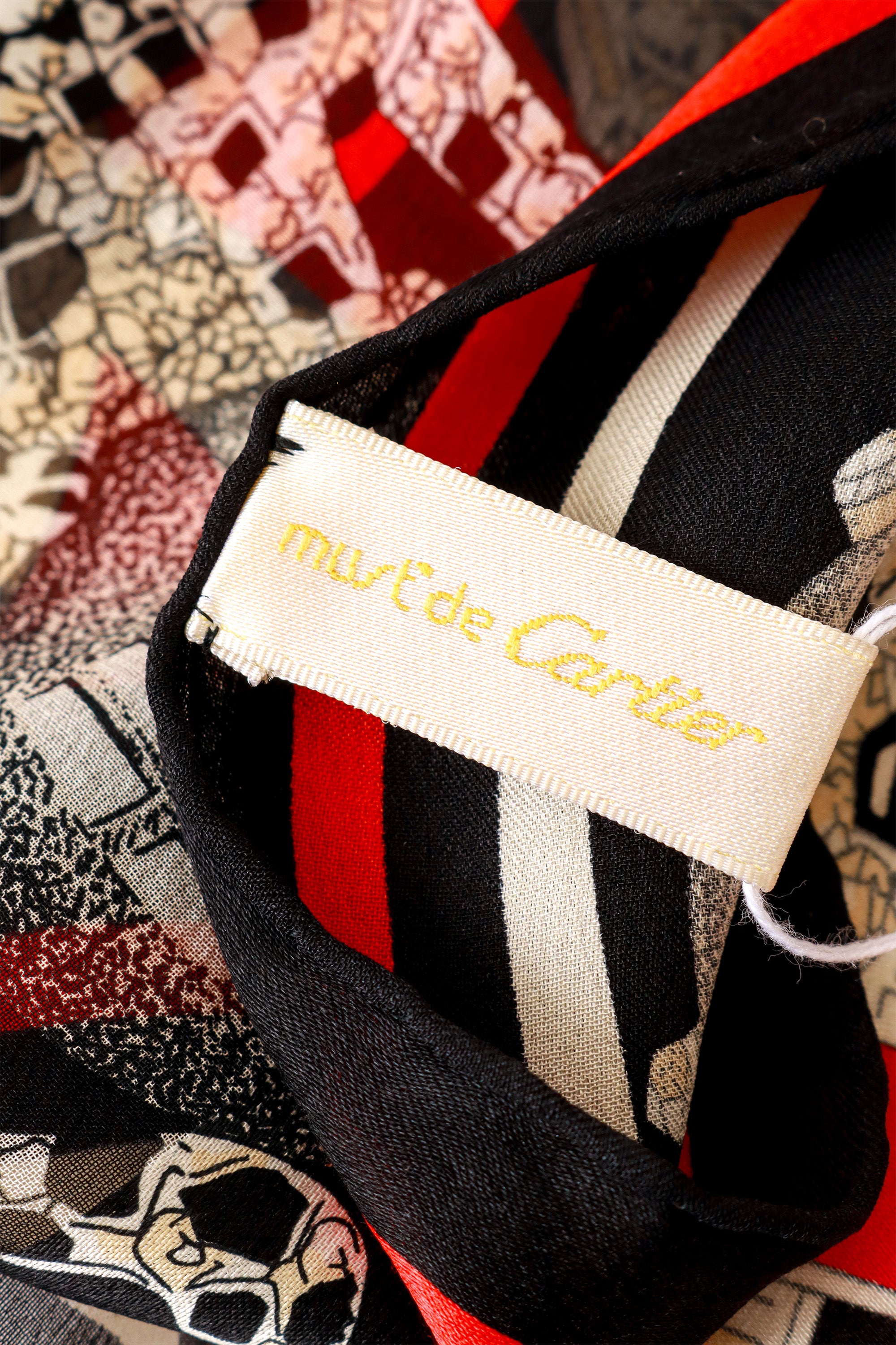 Leopard diamond scarf by Cartier label @ Recess LA