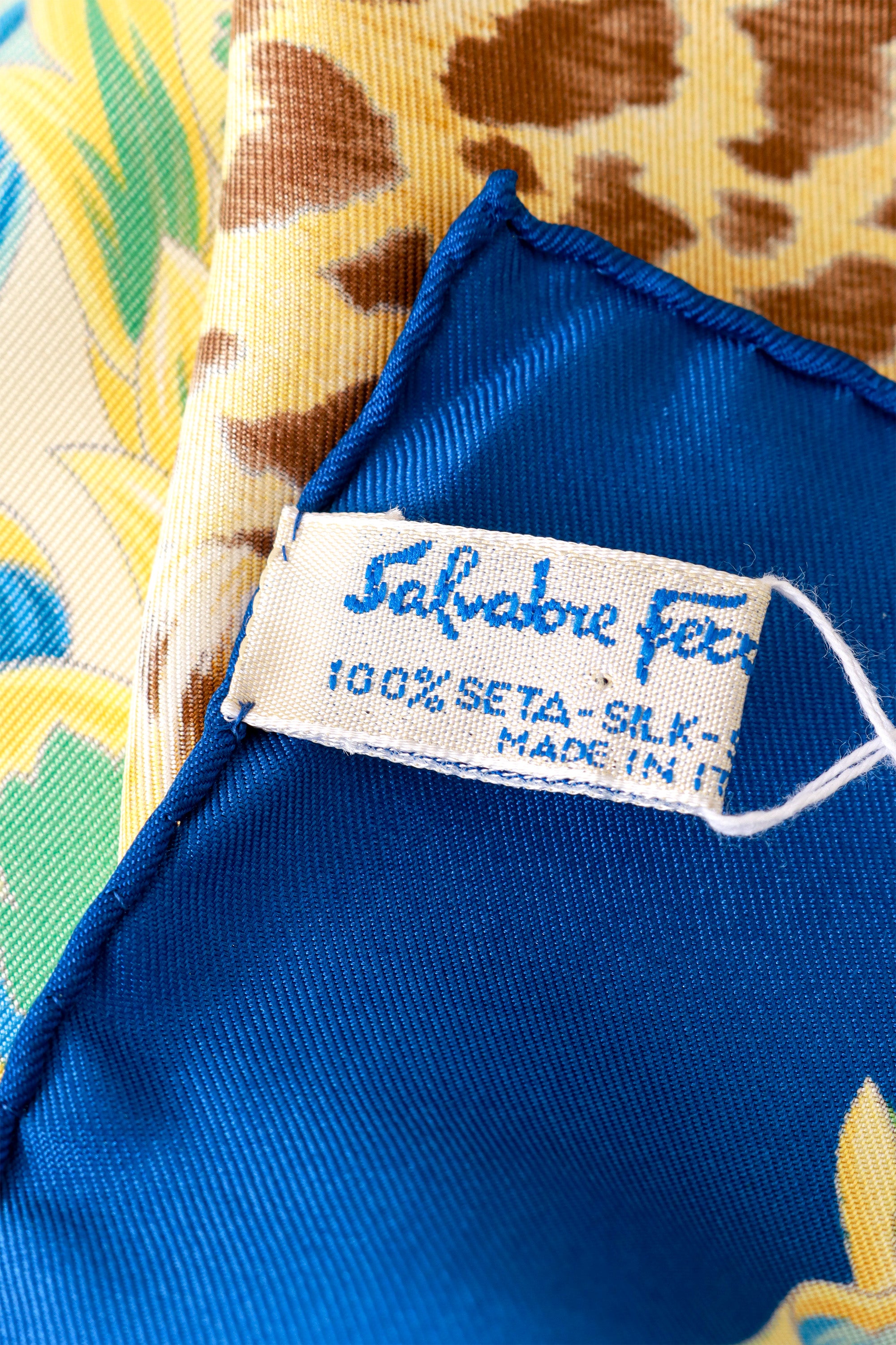 leopard printed scarf by Ferragamo label @ Recess LA