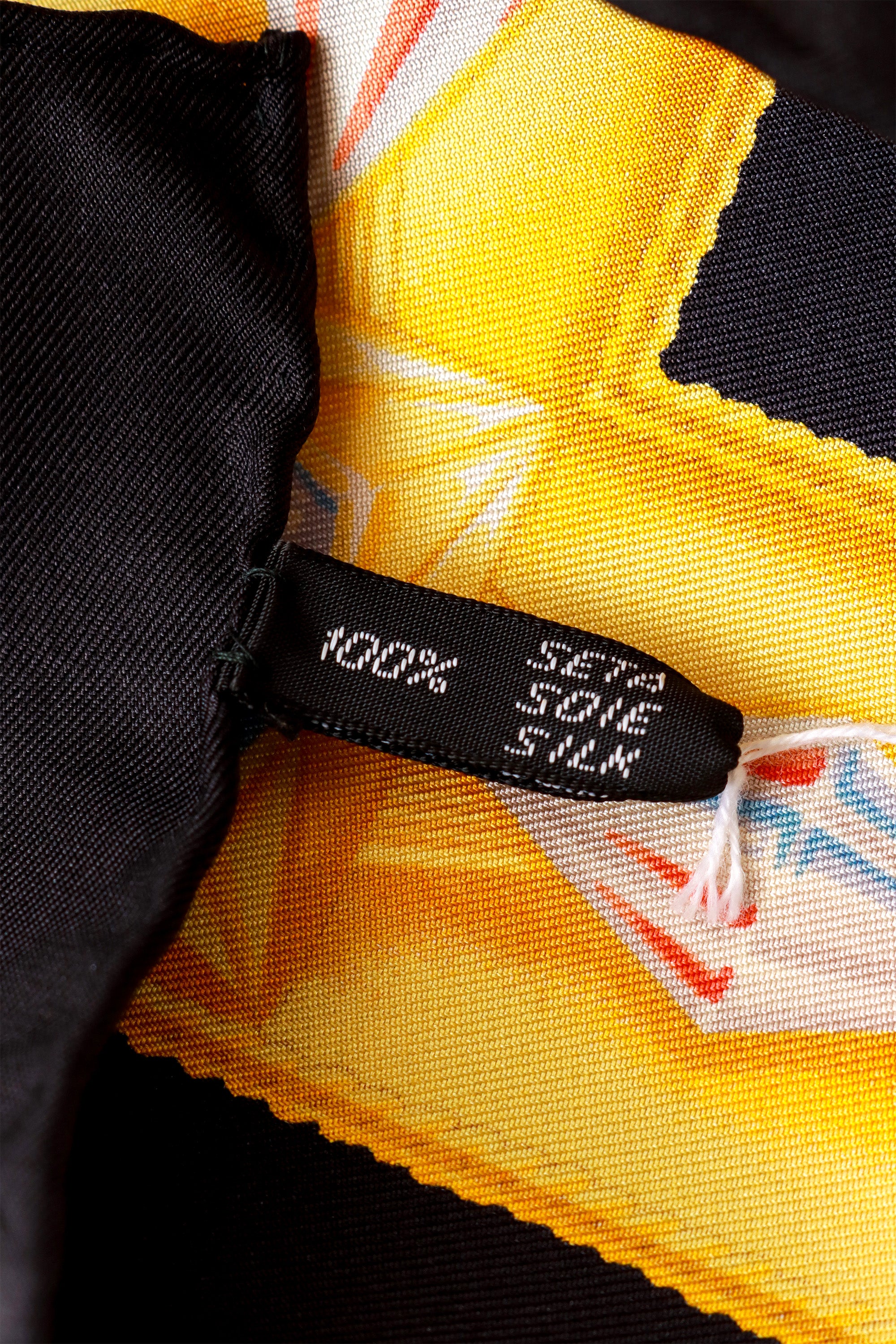 Charm Gem Scarf by Celine fabric tag @ Recess LA