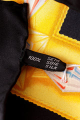 Charm Gem Scarf by Celine fabric tag @ Recess LA