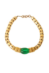 Scale Chain Cabochon Collar @ Recess LA