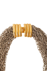 metal chain necklace Premier Etage clasp @ Recess LA