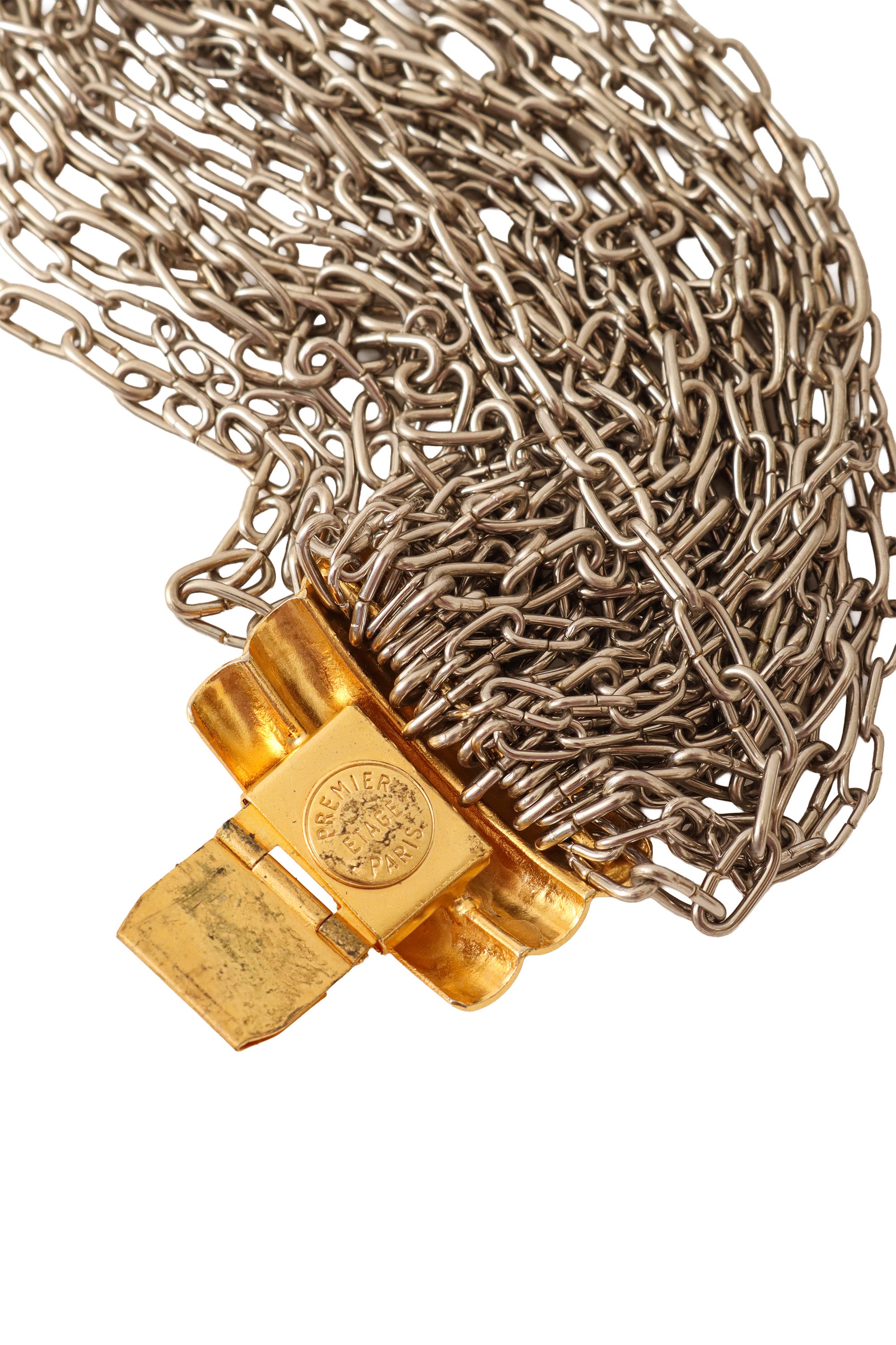 metal chain necklace Premier Etage logo @ Recess LA
