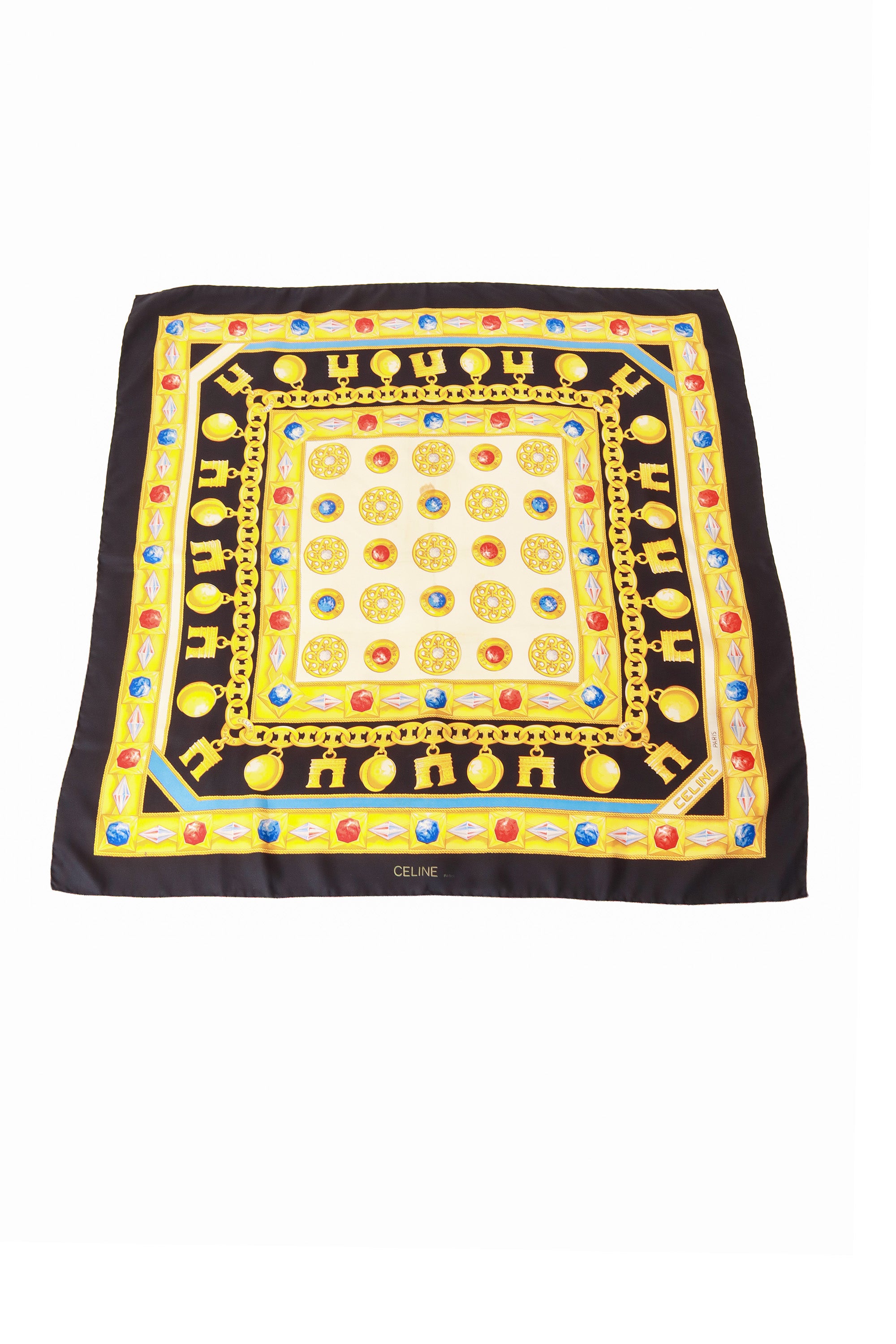 Charm Gem Scarf by Celine flat @ Recess LA