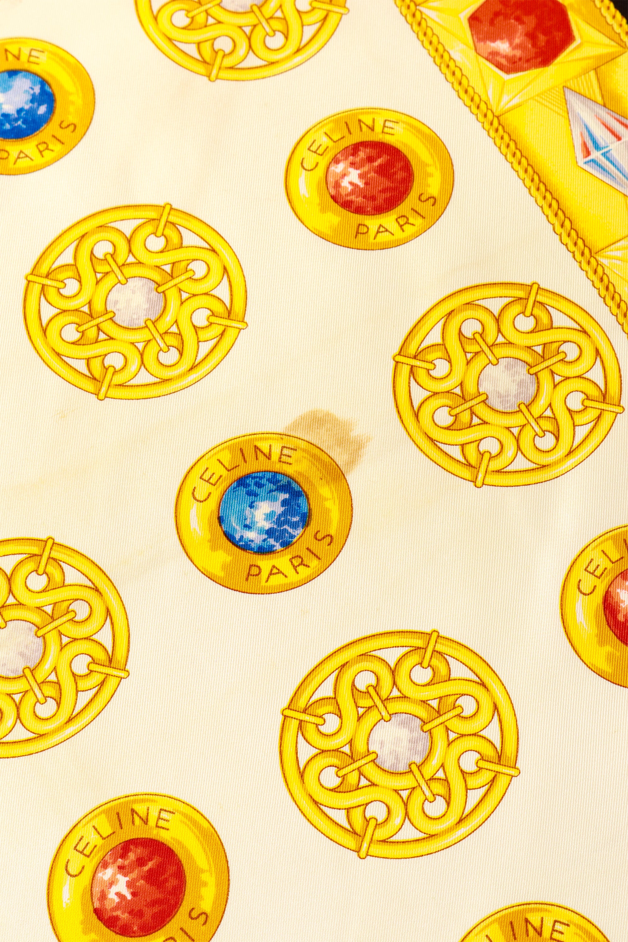 Charm Gem Scarf by Celine stain @ Recess LA