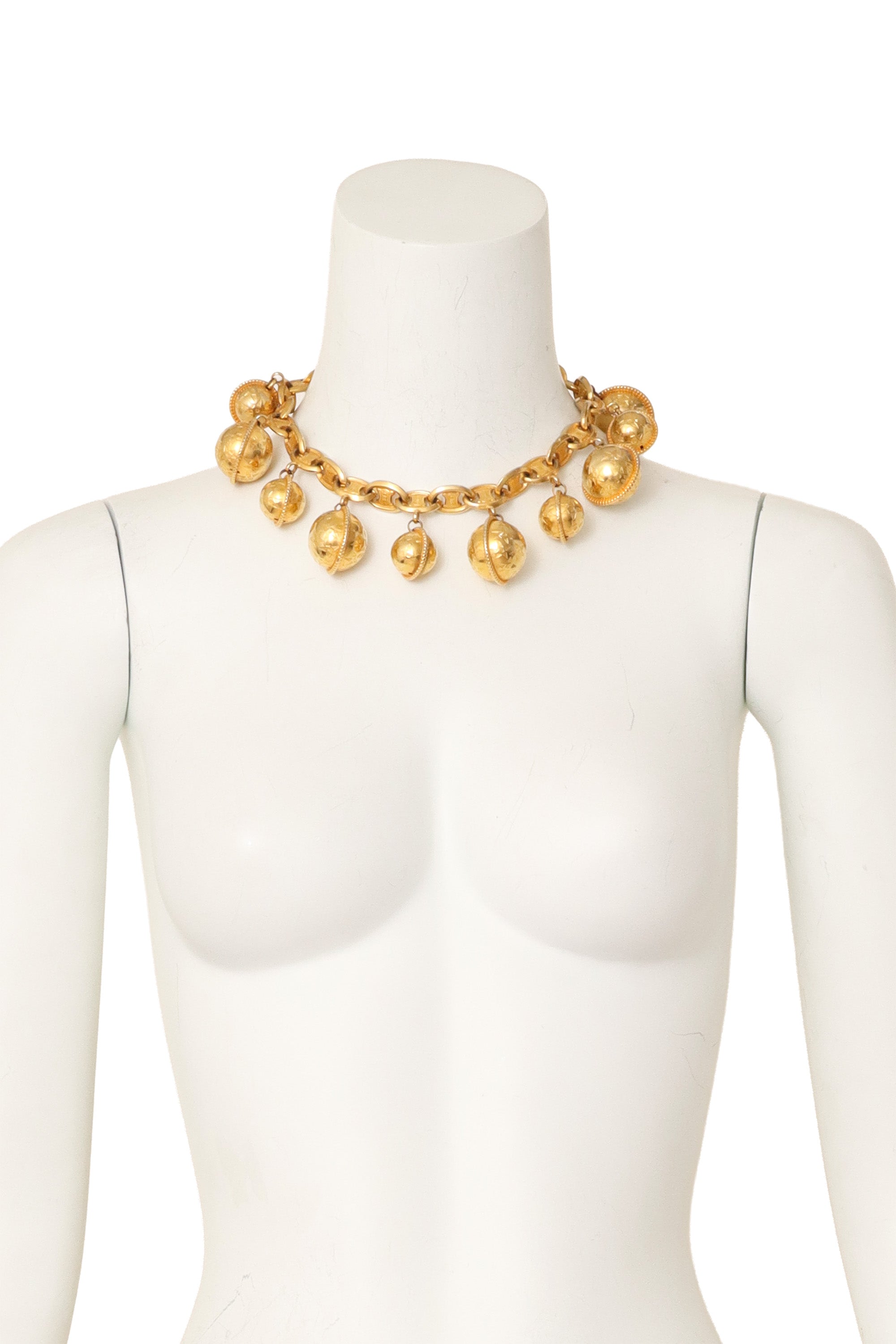 charm drop necklace by Céline on mannequin @ Recess LA