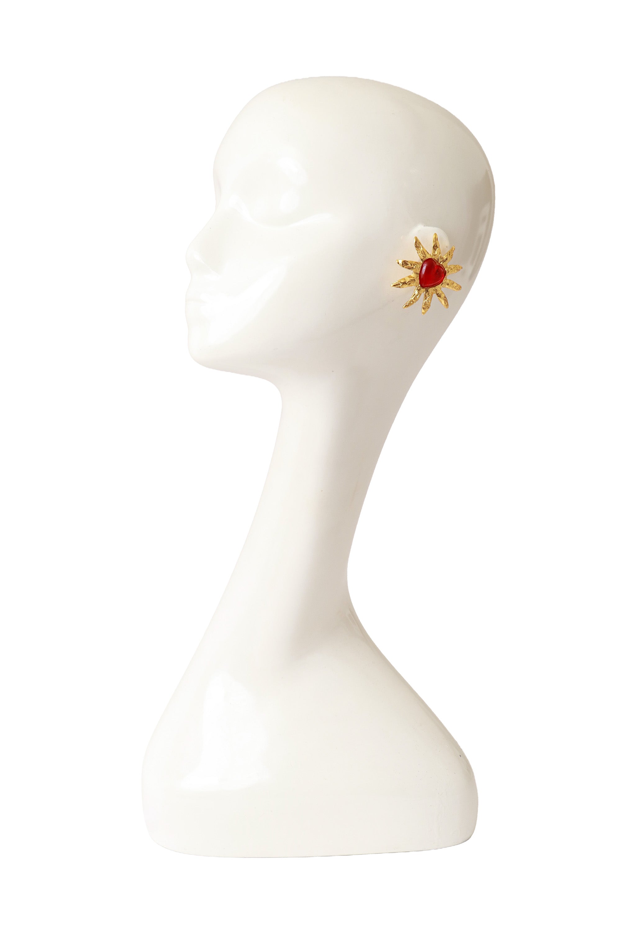 Heart Sunburst Earrings