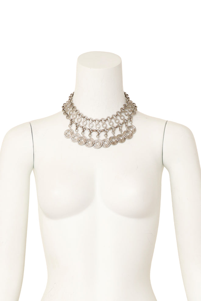 spiral link necklace by Premier Etage on mannequin @ Recess LA