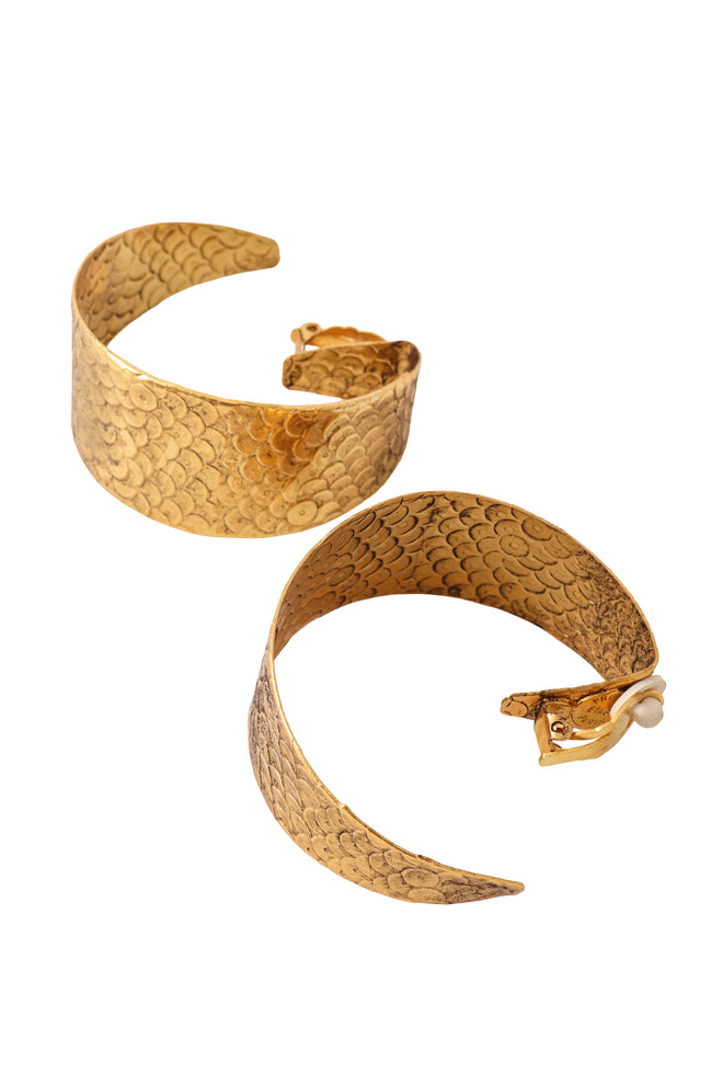 Hoop earrings by Premier Etage Paris on side @ Recess LA 
