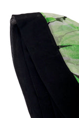 Vintage Valentino Graphic Floral Scarf edges @ Recess LA