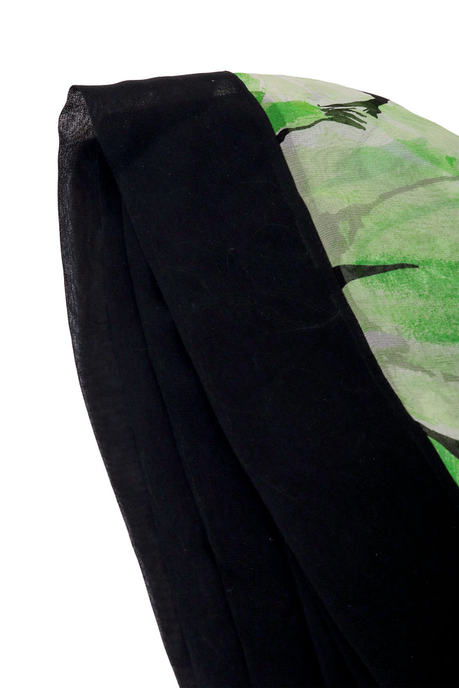 Vintage Valentino Graphic Floral Scarf edges @ Recess LA