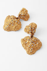 heart drop earrings by Jacky De G close @ Recess LA