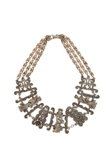 Vintage Figural Chinoiserie Collar Necklace @ Recess LA