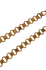 Vintage Ball Bead Fringe Collar Necklace tarnish @ Recess LA