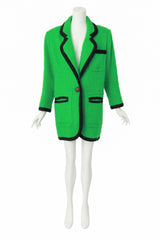 mohair jacket by Yves Saint Laurent on mannequin @ Recess LA