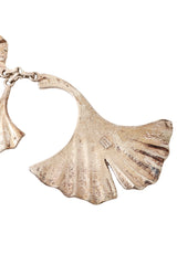 Gingko pendant necklace by P&M Paris back @ Recess LA