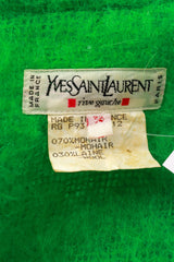 mohair jacket by Yves Saint Laurent label @ Recess LA