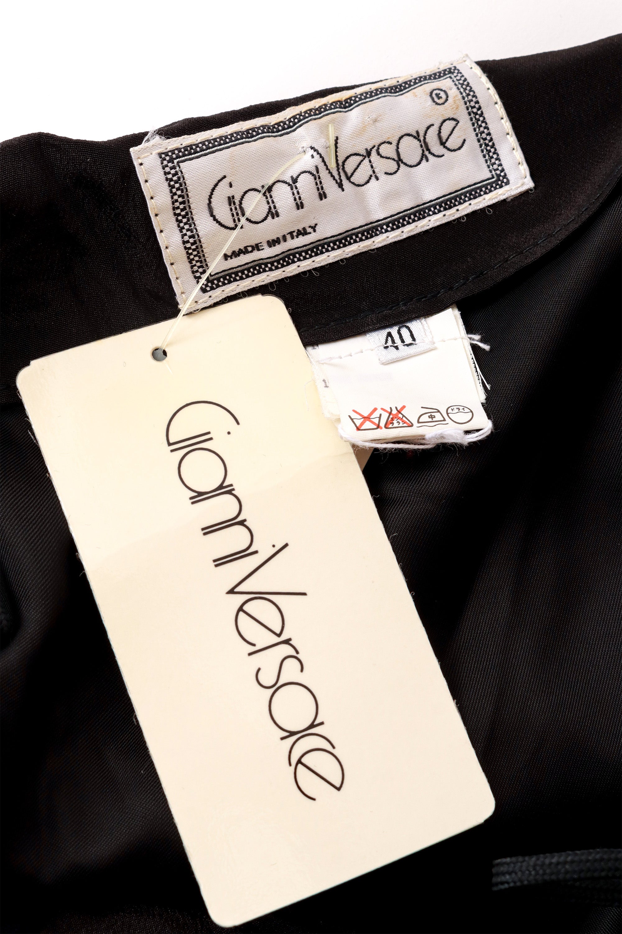 tiger skirt by Gianni Versace label and tag @ Recess LA