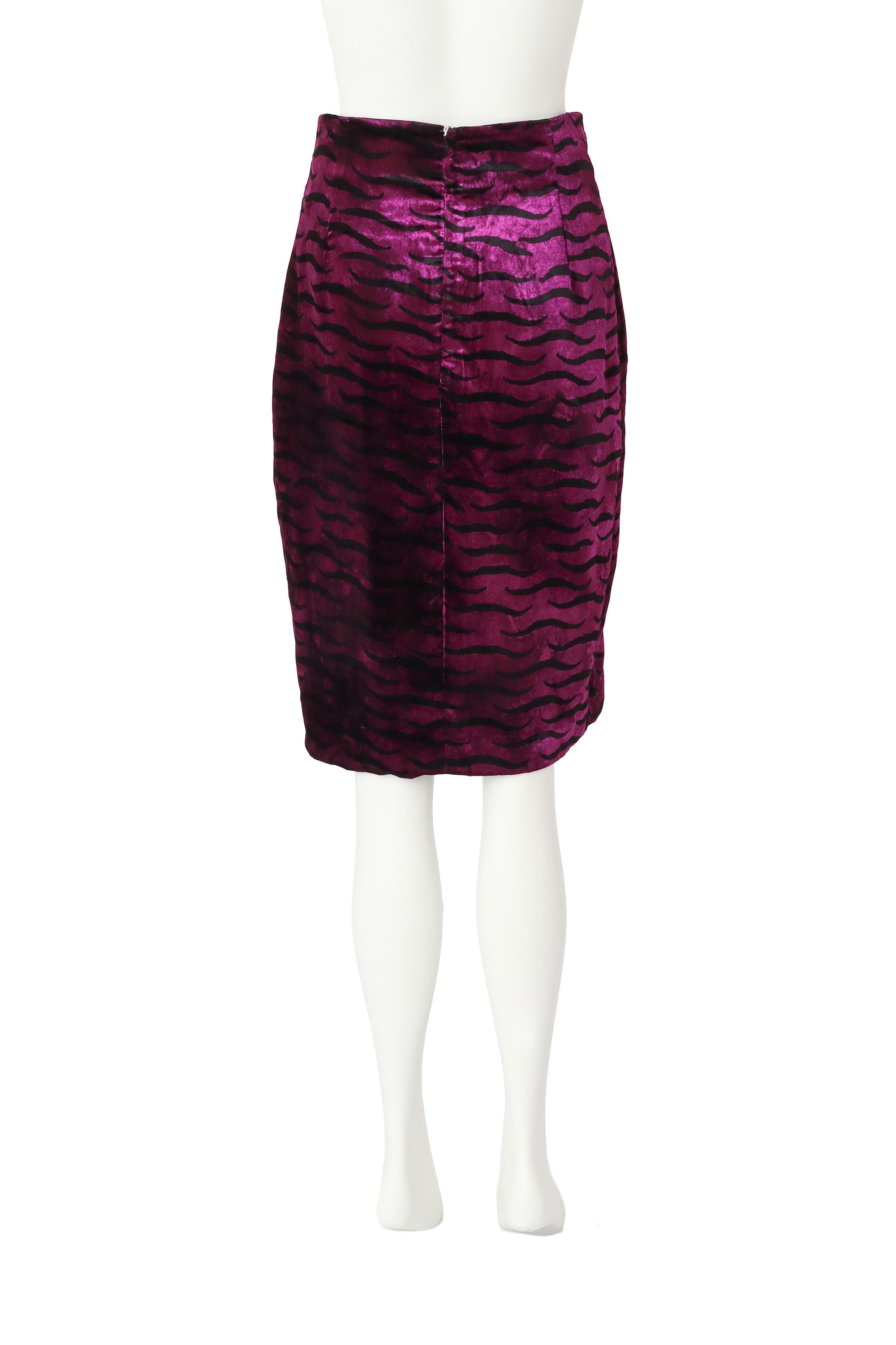 tiger skirt by Gianni Versace on mannequin back @ Recess LA