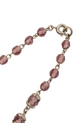 Czechoslovakian Glass Collar Necklace clasp @ Recess LA