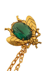 Vintage Crystal Fly Lapel Pin close right @ Recess LA
