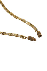 Unsigned Vintage Eclectic Draped Cabochon Necklace mystery clasp @ Recess LA