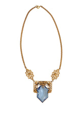 Unsigned Vintage Art Deco Crystal Necklace @ Recess LA