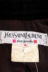 wool coat by Yves Saint Laurent label @ Recess LA