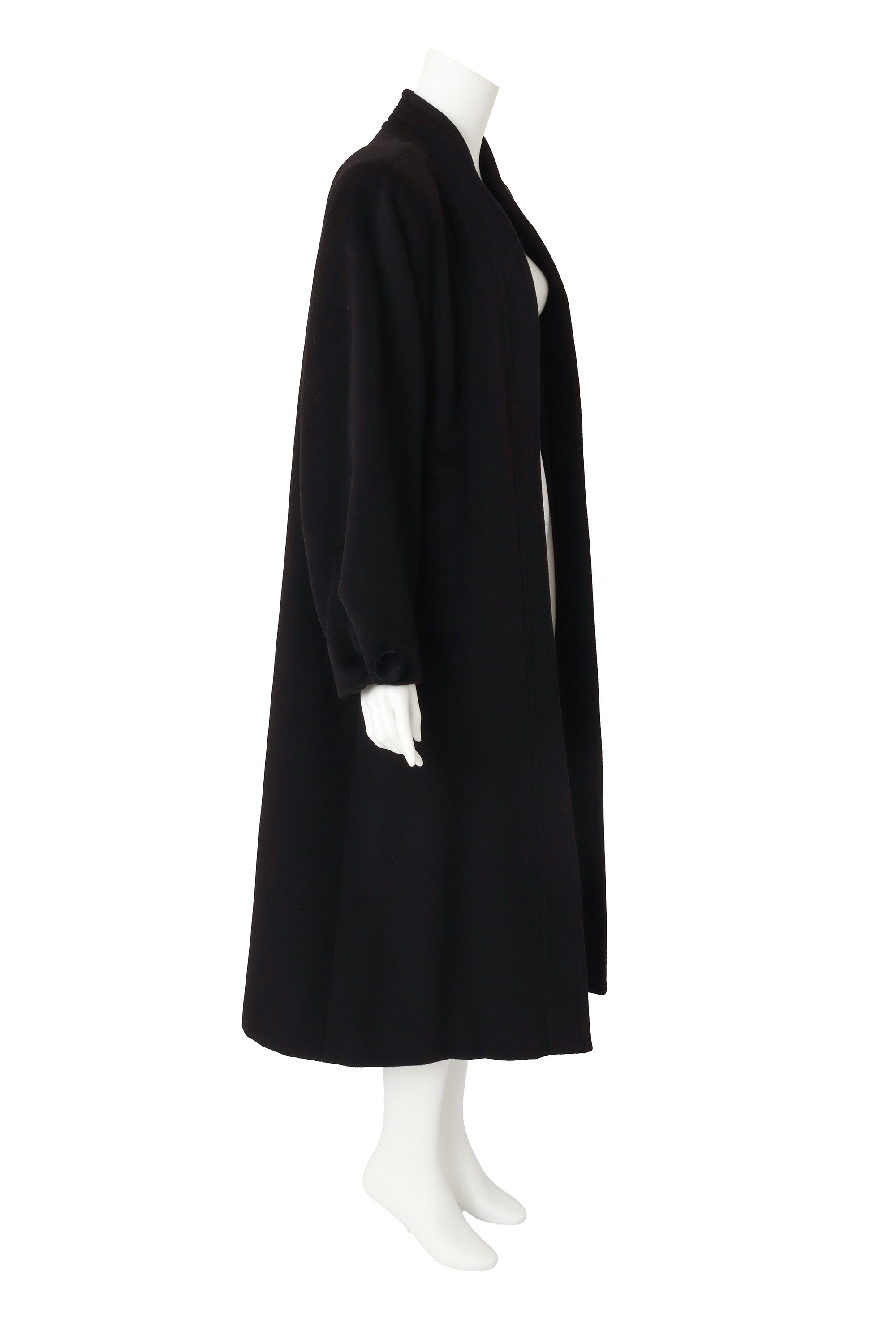 wool coat by Yves Saint Laurent on mannequin side @ Recess LA