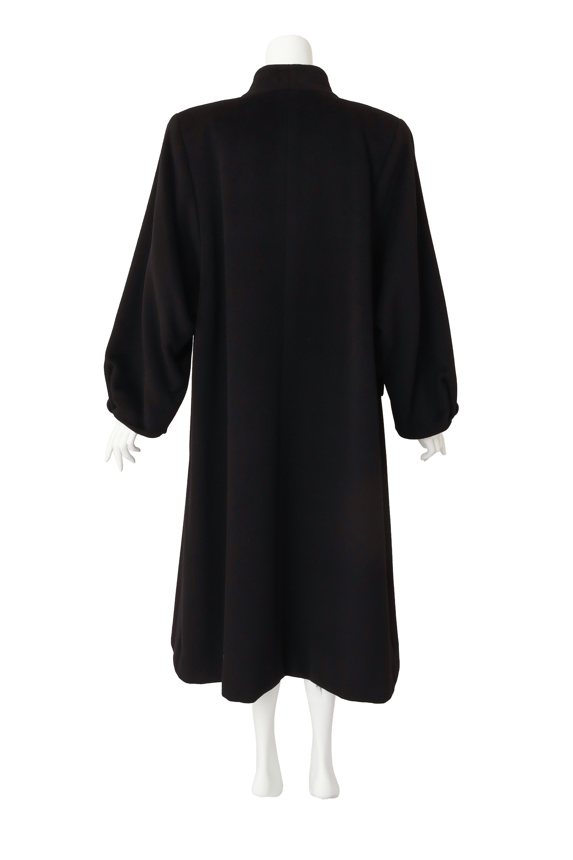 wool coat by Yves Saint Laurent on mannequin back @ Recess LA