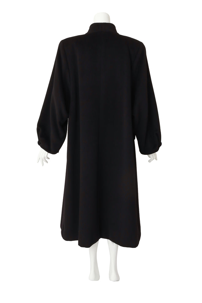 wool coat by Yves Saint Laurent on mannequin back @ Recess LA