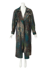 jacquard coat by Issey Miyake on mannequin @ Recess LA