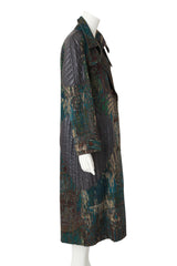 jacquard coat by Issey Miyake on mannequin side @ Recess LA