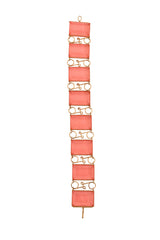 Vintage Glass Crystal Panel Bracelet straight @ Recess LA