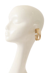 Hoop earrings by Premier Etage Paris on mannequin @ Recess LA 