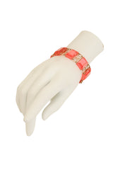 Vintage Glass Crystal Panel Bracelet on mannequin @ Recess LA