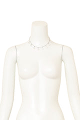Vintage Crystal Teardrop Necklace on mannequin @ Recess LA